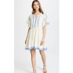 Free People | Santiago Embroidered Mini Endless Summer Dress in Tea Size XS